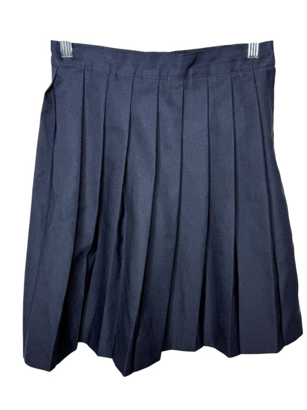 French Toast Pleated School Uniform Skirt Girls 12 Navy Adjustable Waist